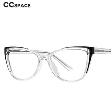 Carica l&#39;immagine nel visualizzatore di Gallery, 53103 TR90 Cat Eye Anti Blue Light Optical Glasses Frames Spring Leg Women Computer Eyeglasses