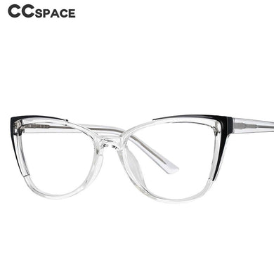 53103 TR90 Cat Eye Anti Blue Light Optical Glasses Frames Spring Leg Women Computer Eyeglasses