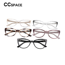 Carica l&#39;immagine nel visualizzatore di Gallery, 53103 TR90 Cat Eye Anti Blue Light Optical Glasses Frames Spring Leg Women Computer Eyeglasses