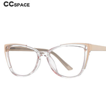 Carica l&#39;immagine nel visualizzatore di Gallery, 53103 TR90 Cat Eye Anti Blue Light Optical Glasses Frames Spring Leg Women Computer Eyeglasses