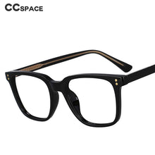 Load image into Gallery viewer, 53104 Plastic Titanium Optical Glasses Frames Rivet Square Anti Blue Men Women Computer Glasses