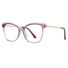 Load image into Gallery viewer, 53109 Retro Square Cat Eye Anti Blue Light Optical Glasses Frames Brand Designer Women Computer Eyeglasses