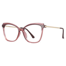 Load image into Gallery viewer, 53109 Retro Square Cat Eye Anti Blue Light Optical Glasses Frames Brand Designer Women Computer Eyeglasses