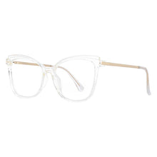 Load image into Gallery viewer, 53109 Retro Square Cat Eye Anti Blue Light Optical Glasses Frames Brand Designer Women Computer Eyeglasses