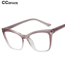 Load image into Gallery viewer, 53111 Big Frame Cat Eye Retro Anti-Blue Light Glasses Frames Men Women Computer Eyeglasses