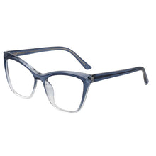Load image into Gallery viewer, 53111 Big Frame Cat Eye Retro Anti-Blue Light Glasses Frames Men Women Computer Eyeglasses