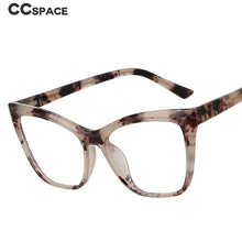 Load image into Gallery viewer, 53111 Big Frame Cat Eye Retro Anti-Blue Light Glasses Frames Men Women Computer Eyeglasses