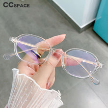 Load image into Gallery viewer, 53113 Small Frame Oval Cat Eye Retro Anti-Blue Light Glasses Frames Men Women Computer Eyeglasses