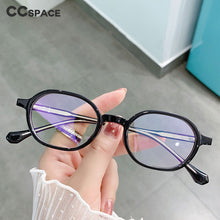 Load image into Gallery viewer, 53113 Small Frame Oval Cat Eye Retro Anti-Blue Light Glasses Frames Men Women Computer Eyeglasses
