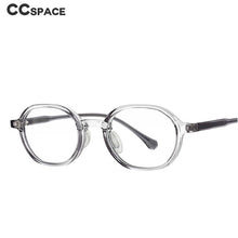 Load image into Gallery viewer, 53113 Small Frame Oval Cat Eye Retro Anti-Blue Light Glasses Frames Men Women Computer Eyeglasses