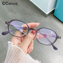 Load image into Gallery viewer, 53113 Small Frame Oval Cat Eye Retro Anti-Blue Light Glasses Frames Men Women Computer Eyeglasses