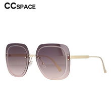 Load image into Gallery viewer, 53115 Oversized Square Rimless Sunglasses Women Popular Brand Designer Retro Men Summer Style Sun Glasses Uv400 Eyeglasses