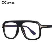 Load image into Gallery viewer, 53116 Tr90 Anti Blue Light Glasses Retro Square Transparent Computer Eyewear Anti Blue Lenses Female Spectacles Frame