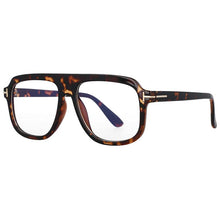 Load image into Gallery viewer, 53116 Tr90 Anti Blue Light Glasses Retro Square Transparent Computer Eyewear Anti Blue Lenses Female Spectacles Frame