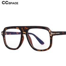 Load image into Gallery viewer, 53116 Tr90 Anti Blue Light Glasses Retro Square Transparent Computer Eyewear Anti Blue Lenses Female Spectacles Frame
