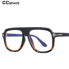 Load image into Gallery viewer, 53116 Tr90 Anti Blue Light Glasses Retro Square Transparent Computer Eyewear Anti Blue Lenses Female Spectacles Frame