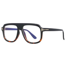 Load image into Gallery viewer, 53116 Tr90 Anti Blue Light Glasses Retro Square Transparent Computer Eyewear Anti Blue Lenses Female Spectacles Frame