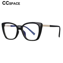 Load image into Gallery viewer, 53117 For Ladies Anti Blue Light Glasses Frames Spring Leg Cat Eye Women TR90 Computer Eyeglasses