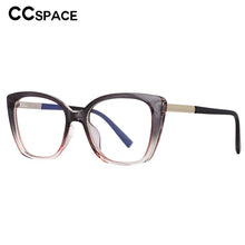 Load image into Gallery viewer, 53117 For Ladies Anti Blue Light Glasses Frames Spring Leg Cat Eye Women TR90 Computer Eyeglasses