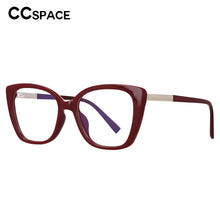Load image into Gallery viewer, 53117 For Ladies Anti Blue Light Glasses Frames Spring Leg Cat Eye Women TR90 Computer Eyeglasses