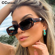 Load image into Gallery viewer, 53122 Small Rectangle Sunglasses Women Vintage Brand Designer Square Sun Glasses Shades Female Uv400