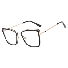 Load image into Gallery viewer, 53123 Anti Blue Light Square Cat Eye Computer Glasses Brand Designer Women Blocking Gaming Eyeglasses Frame