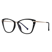 Carica l&#39;immagine nel visualizzatore di Gallery, 53124 Gradient Glasses Frames Anti Blue Light Spring Leg Cat Eye Women Tr90 Computer Eyeglasses