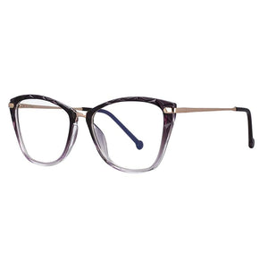 53124 Gradient Glasses Frames Anti Blue Light Spring Leg Cat Eye Women Tr90 Computer Eyeglasses