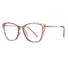 Carica l&#39;immagine nel visualizzatore di Gallery, 53124 Gradient Glasses Frames Anti Blue Light Spring Leg Cat Eye Women Tr90 Computer Eyeglasses