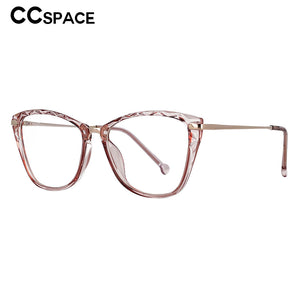 53124 Gradient Glasses Frames Anti Blue Light Spring Leg Cat Eye Women Tr90 Computer Eyeglasses