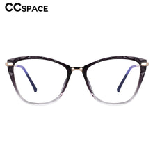 Carica l&#39;immagine nel visualizzatore di Gallery, 53124 Gradient Glasses Frames Anti Blue Light Spring Leg Cat Eye Women Tr90 Computer Eyeglasses