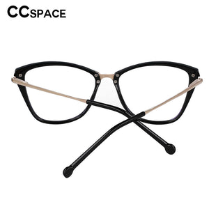 53124 Gradient Glasses Frames Anti Blue Light Spring Leg Cat Eye Women Tr90 Computer Eyeglasses