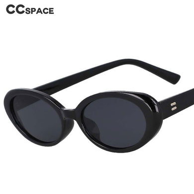 53130 Cat Eye Oval Punk Sunglasses Women Vintage  Brand Designer Sun Glasses for Female Uv400 Eyewear Shades
