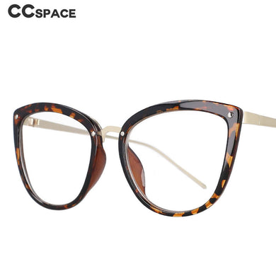 53140 Cat Eye Montature per occhiali da vista anti luce blu Spring Leg Donna Occhiali da vista per computer Tr90 