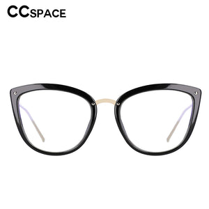 53140 Cat Eye Montature per occhiali da vista anti luce blu Spring Leg Donna Occhiali da vista per computer Tr90 