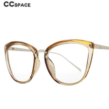 Carica l&#39;immagine nel visualizzatore di Gallery, 53140 Cat Eye Montature per occhiali da vista anti luce blu Spring Leg Donna Occhiali da vista per computer Tr90 