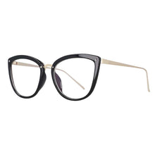 Carica l&#39;immagine nel visualizzatore di Gallery, 53140 Cat Eye Montature per occhiali da vista anti luce blu Spring Leg Donna Occhiali da vista per computer Tr90 