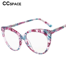 Load image into Gallery viewer, 53146 Cat Eye Floral Acetate Ladies Eyewear Decorative Fashionable Women&#39;s Computer Glasses Frames