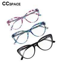Load image into Gallery viewer, 53146 Cat Eye Floral Acetate Ladies Eyewear Decorative Fashionable Women&#39;s Computer Glasses Frames