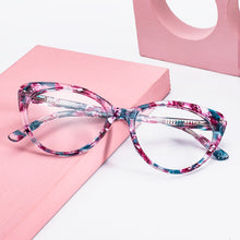 Load image into Gallery viewer, 53146 Retro Acetate Optical Glasses Frames Floral Women Computer Eyeglasses