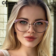 Carica l&#39;immagine nel visualizzatore di Gallery, 53150 The Cat Eye Montature per occhiali da vista anti luce blu Spring Leg Donna Occhiali da vista per computer TR90 