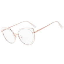 Carica l&#39;immagine nel visualizzatore di Gallery, 53150 The Cat Eye Montature per occhiali da vista anti luce blu Spring Leg Donna Occhiali da vista per computer TR90 