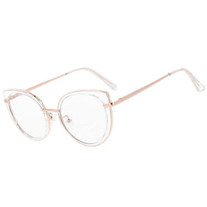 53150 The Cat Eye Montature per occhiali da vista anti luce blu Spring Leg Donna Occhiali da vista per computer TR90 