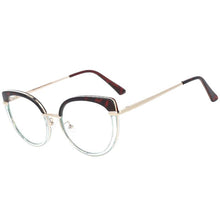Carica l&#39;immagine nel visualizzatore di Gallery, 53150 The Cat Eye Montature per occhiali da vista anti luce blu Spring Leg Donna Occhiali da vista per computer TR90 