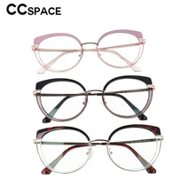 Carica l&#39;immagine nel visualizzatore di Gallery, 53150 The Cat Eye Montature per occhiali da vista anti luce blu Spring Leg Donna Occhiali da vista per computer TR90 