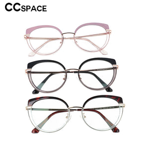 53150 The Cat Eye Montature per occhiali da vista anti luce blu Spring Leg Donna Occhiali da vista per computer TR90 
