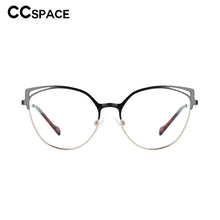 Carica l'immagine nel visualizzatore di Gallery, 53153 The Cat Eye Glasses for Women Vintage Computer Eyeglasses Metal Optical Eyeglasses Anti Blue Light Blocking