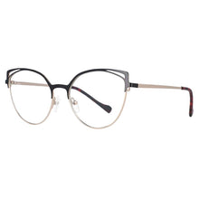 Carica l'immagine nel visualizzatore di Gallery, 53153 The Cat Eye Glasses for Women Vintage Computer Eyeglasses Metal Optical Eyeglasses Anti Blue Light Blocking