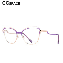 Load image into Gallery viewer, 53154 The Cat Eye Metal Frame Female Glasses Optical Eye Glasses Blue Light Blocking Eyeglasses Uv400