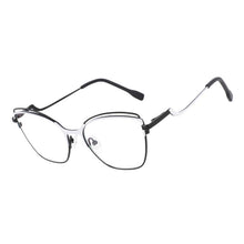 Load image into Gallery viewer, 53154 The Cat Eye Metal Frame Female Glasses Optical Eye Glasses Blue Light Blocking Eyeglasses Uv400